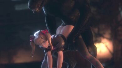 "Hentai Porn: Rekin3D D.va and Black Cat get it on with a Werewolf (1080p60)"