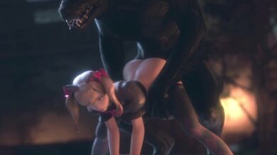 "Hentai Porn: Rekin3D D.va and Black Cat get it on with a Werewolf (1080p60)"