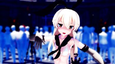 "Sailor Idol Shimakaze MMD R15 Hamselvish - The Sexy Sailor-themed Hentai Porn Adventure!"