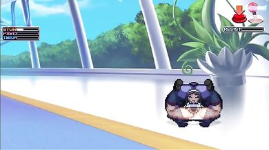 'Kuromaru's Fat Ass vs. Akiha, Saki and Eko'