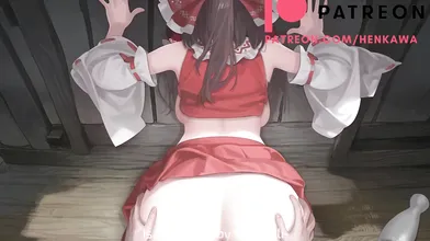 Touhou Tentacle Love: Reimu and Hakurei's Forbidden Desire Fulfilled