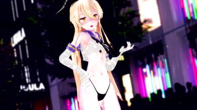 'Shimakaze, the Killer Lady in MMD R15 Hamselvish'