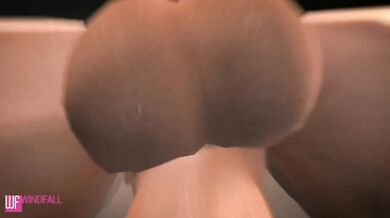 "MFF: A Futa Gets Down and Dirty with Two Female Lovers, Both Angles"