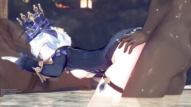 [VA Edit] The Sexual Adventures of Furina: An Exploration of Her Erotic Desires, from Mornin