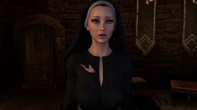 "Passionate and Sinful Futa Sex: Mature Nun Gwen Seduces Young Stella"