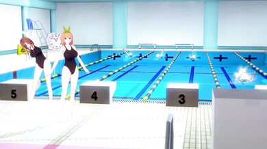 'Nino, Nakano and their Swimming Suits! The Quintessential Quintuplets plus the Peh-Koi!'