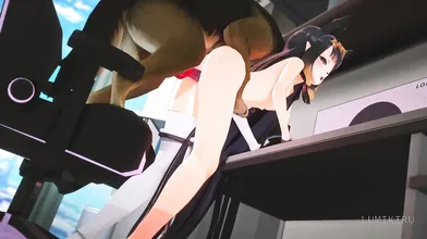 "Sexy MILF's Incredible Doggy Style with a Ninja Assassin!"