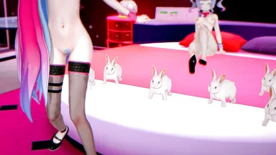 Elise and Miku - Rabbit Hole Pure Pure Dance Sex