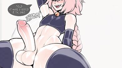 "Masculine Dominance Rules in Astolfo Fucking a Femboy"