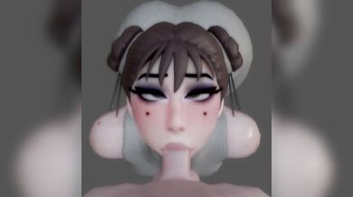 "Street Fighter XXX: Chun-Li's POV Blowjob - KittyYevel's Masterpiece"