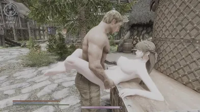 "Sexual Intercourse with a Dragon in Skyrim"