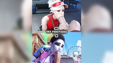 Watch as Widowmaker uses her cold-hearted tactics to seduce Mercy and make her beg for more!