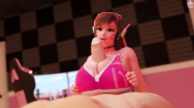 'Overwatch: D.VA's Titty-fucking Adventure'