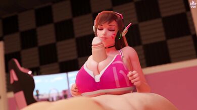 'Overwatch: D.VA's Titty-fucking Adventure'