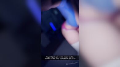 'Sexy female alien seducing muscular human warrior in space battleground.'