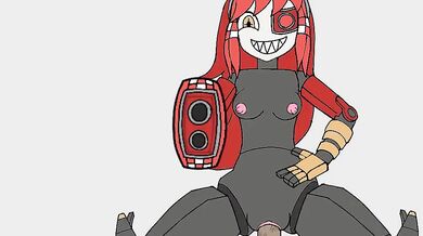 "Sexy MILF gets fucked by two big dicks while her sentry watches."