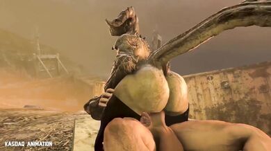 "The Deathclaw's Cum-guzzling Females"