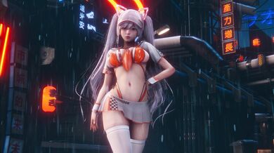 Watch Alice in the Street (Goddess of Victory: Nikke) where she meets a handsome stranger who leads her into a world of forbidden pleasure.