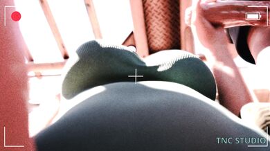 'Take a ride with Lara, from behind.'