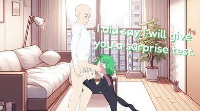 "Horny Saitama and Sexy Suzy in 'Throat Fucking Tornado!'"