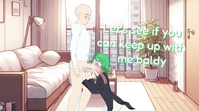 "Horny Saitama and Sexy Suzy in 'Throat Fucking Tornado!'"