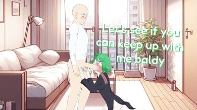 "Horny Saitama and Sexy Suzy in 'Throat Fucking Tornado!'"