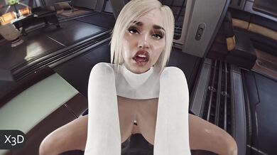'The League's Newest Member X3d 4K POV White Top (Edited NO Darkseid only Power Girl)'