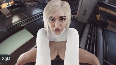 'The League's Newest Member X3d 4K POV White Top (Edited NO Darkseid only Power Girl)'