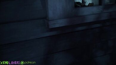 Ghostface, the mysterious masked killer from Scream, surprises pornstar Sable Ward in her bedroom and fucks her hard until she cums.