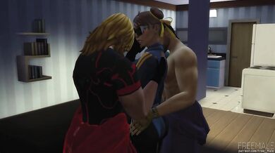 'Chun-Li Cammy vs Ryu, Ken, Balrog and Sagat: The Ultimate Street Fighter Porn Battle!'