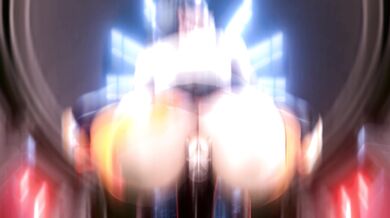 "Busty MILF gets her ass pounded by two huge cocks in a swinger's club"
