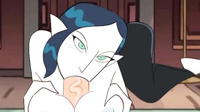 'Sexy witch casts a spell on your giant cock with her mouth'