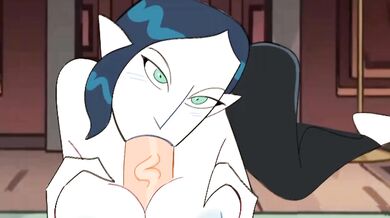 'Sexy witch casts a spell on your giant cock with her mouth'