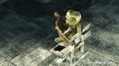 "The Alien Queen and the Monstrous Green Space"