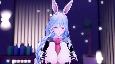 'Massaging MILF in Reverse Bunny Suit - Pekomama's Erotic Parlor'
