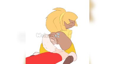 "Slippery Slide Into My Wet Tunnel!"