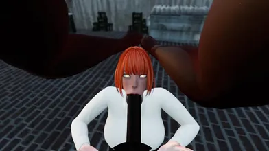'Makima Loves Deepthroat Blowjob'