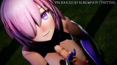 'Mash Kyrielight's Public Blowjob (kuro@vov)'