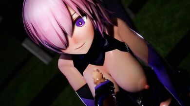 'Mash Kyrielight's Public Blowjob (kuro@vov)'