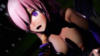 'Mash Kyrielight's Public Blowjob (kuro@vov)'