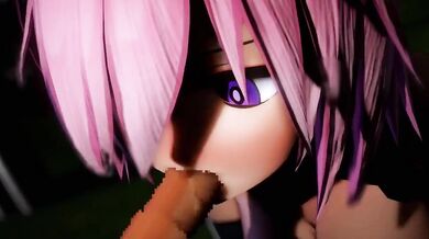 'Mash Kyrielight's Public Blowjob (kuro@vov)'