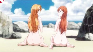 Rewritten as: "Hentai Beach Party - Bleach Fan Service"