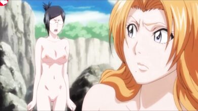 Rewritten as: "Hentai Beach Party - Bleach Fan Service"