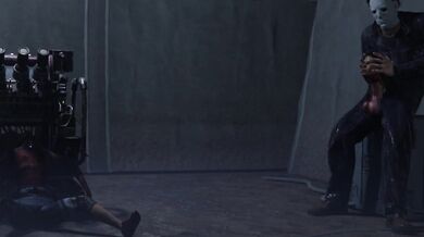 "Meg and Thomas, ravaged by Myers' deadly cock, are skull-fucked until the daylight comes."