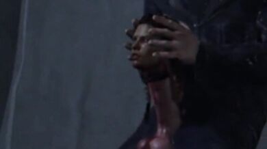 "Meg and Thomas, ravaged by Myers' deadly cock, are skull-fucked until the daylight comes."