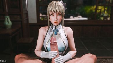 In the bedroom, Wang and Yuanji were enjoying some fun time with a glove when suddenly MuraTPG, Volga-709 appeared on screen.