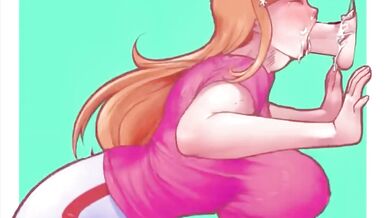 "Innocent Love: Orihime's Deep Blowjob Skills [MangaDelta]"