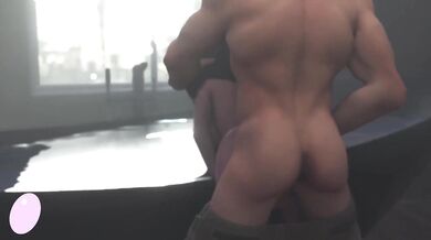 'Hiro's Erotic Adventure with Aunt Cass in the Bath'