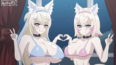 'Amazing Animation of Mocha and Fuwawa by Neoreptile'