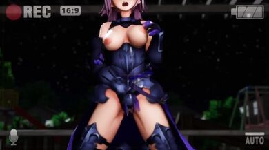 "Mash Kyrielight Public Masturbation Kuro@vov"